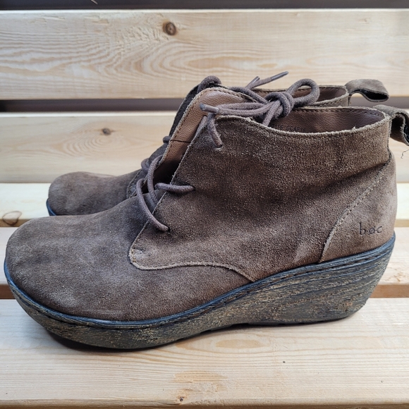 B.O.C brown ankle boots women size 7M - Picture 5 of 10